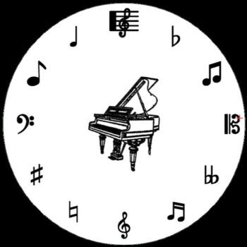 Piano Clock 