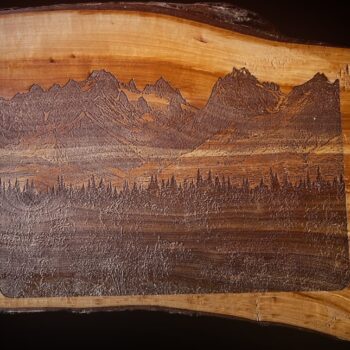 Rocky Mountains Cutting Board