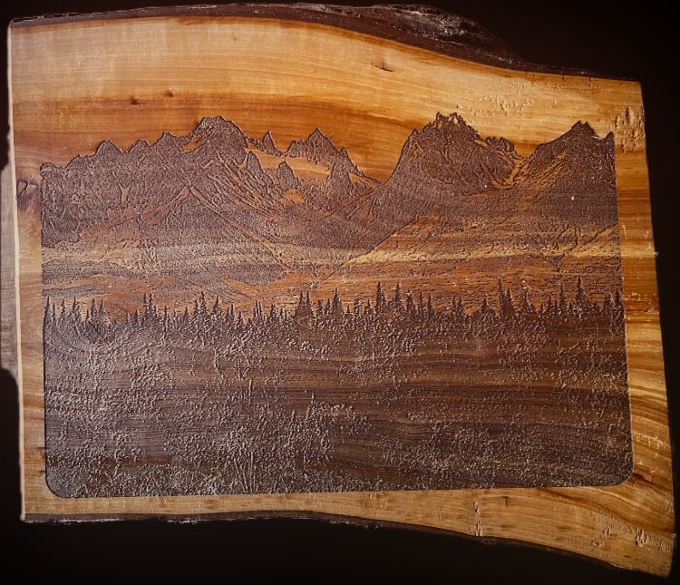 Rocky Mountains Cutting Board