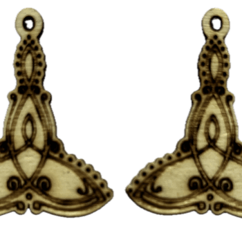 Celtic Mother Child Earrings