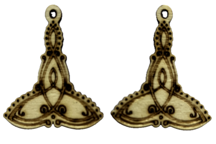 Celtic Mother Child Earrings