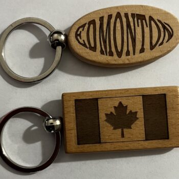 City and Flag Key Tags