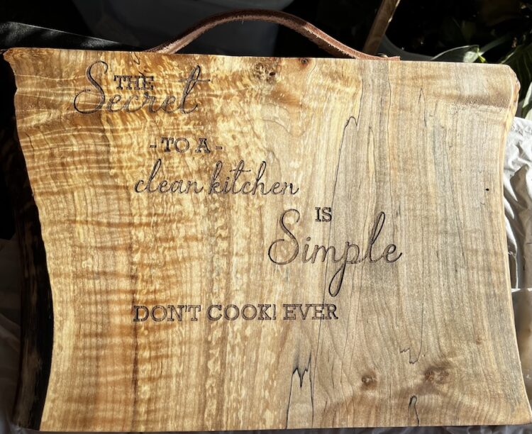Curly Maple Cutting Board