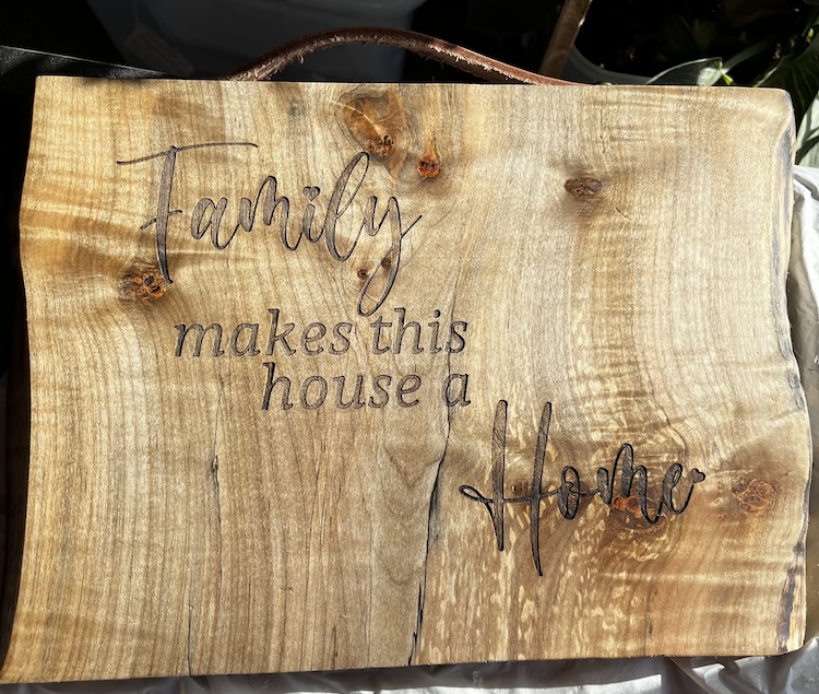 Curly Maple Cutting Board