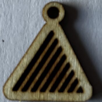 Small Triangle Earrings