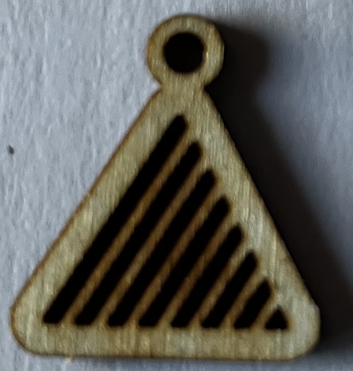 Small Triangle Earrings