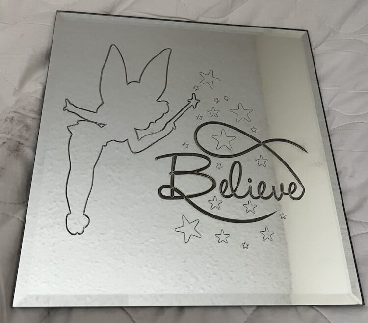 Fairy "Believe" Mirror