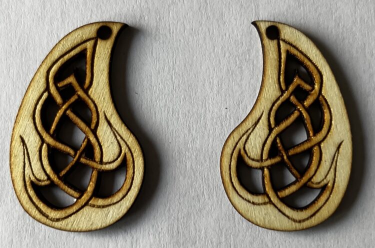 Fire Knot Earrings