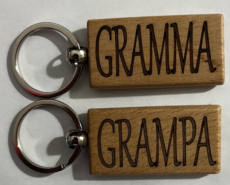 Gramma or Grampa Key Tags