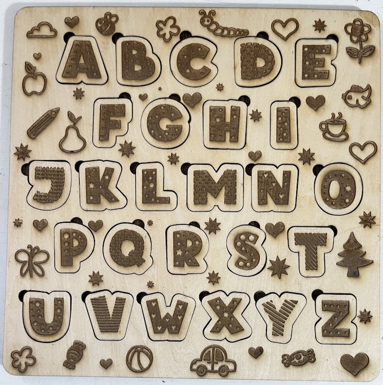 Letters Shapes Puzzle