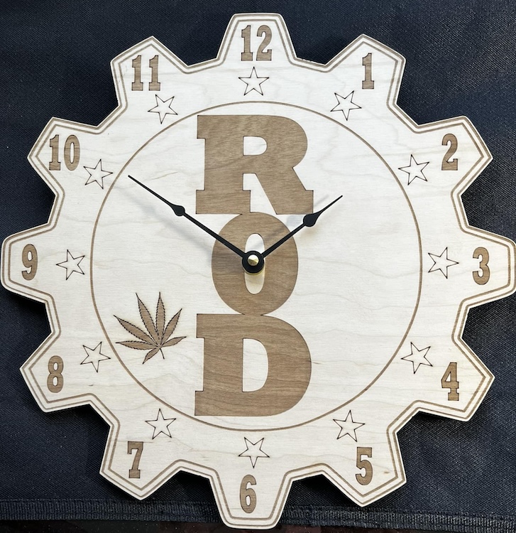 Customer's Gear Clock