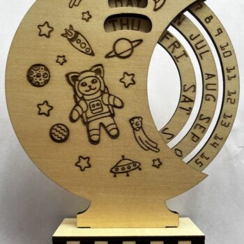 Space Theme Calendar