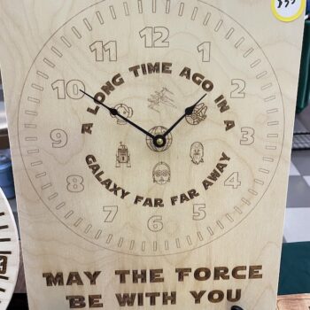 Rectangular Star Wars Clock