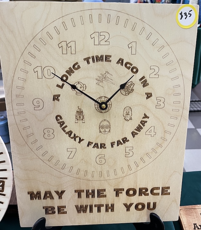 Rectangular Star Wars Clock