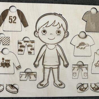 Boy Dress-up Shapes Puzzle