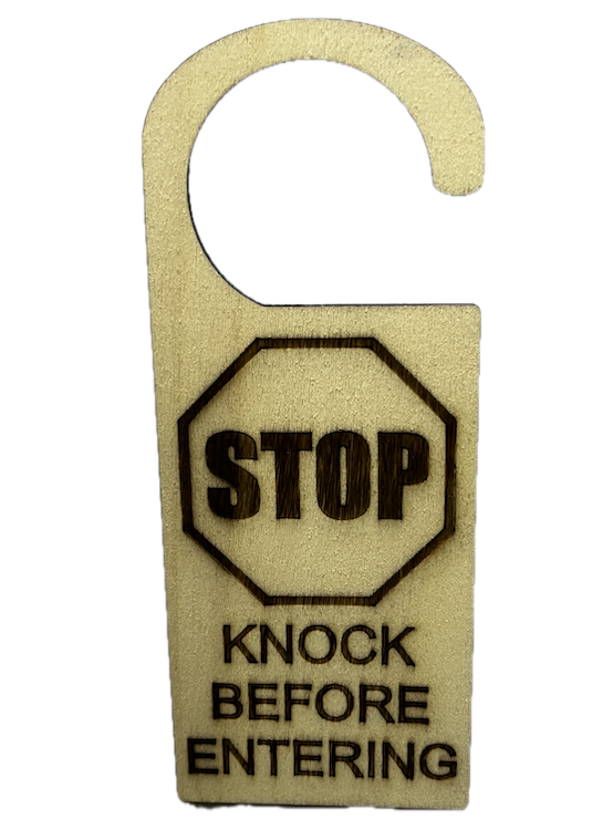 Door Hanger - Knock Before