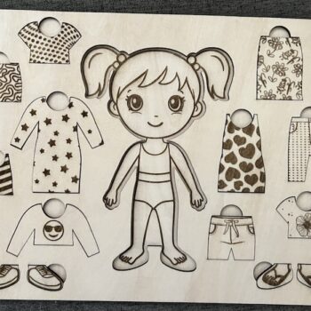 Girl Dress-up Shapes Puzzle