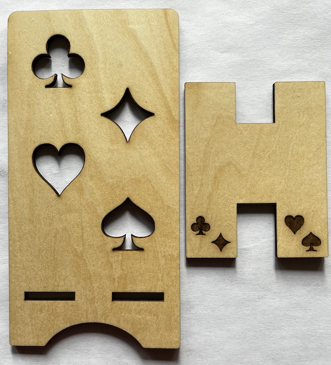 Card Symbol Phone Stand