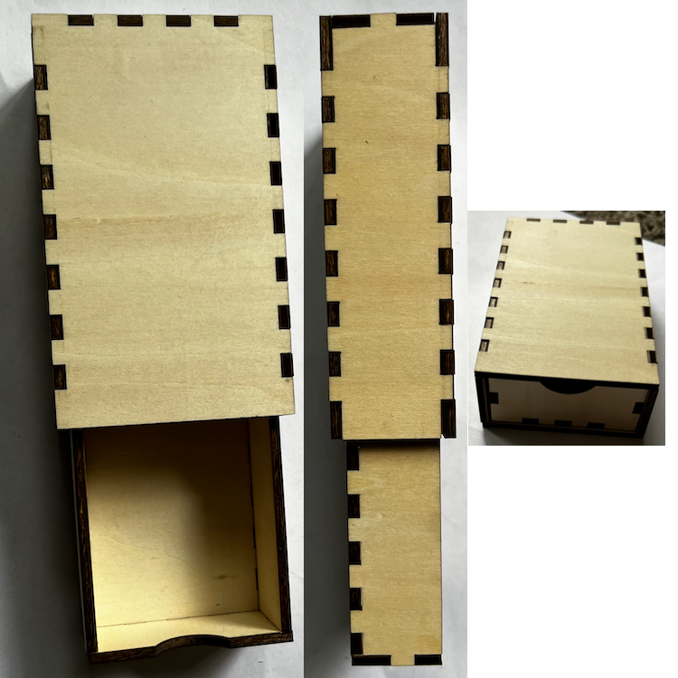 Small Box With Sliding Drawer