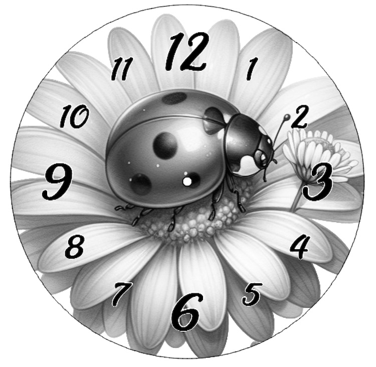 Lady Bug Clock #1