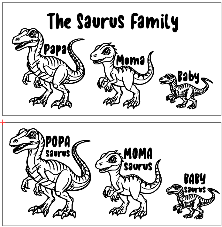The Saurus Family