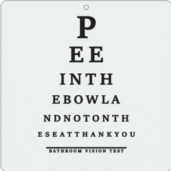 Bathroom Vision Chart