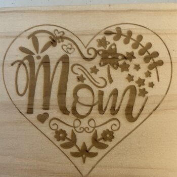 Mom Heart Coaster