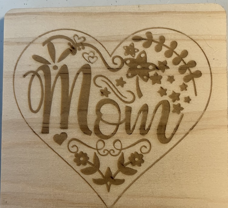 Mom Heart Coaster