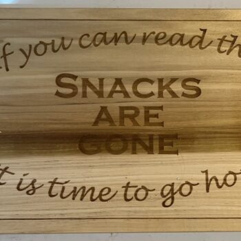 Snacks Are Gone
